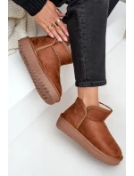 Dámské sněhule na platformě D.Franklin DFSH370010 Hnědé