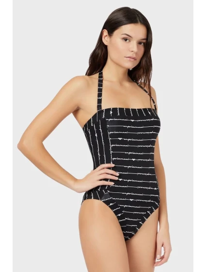 Dámské jednodílné plavky  černá  model 18411400 - Emporio Armani