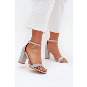 Sandály na podpatku model 215641 Step in style Sandály na podpatku model 215641 Step in style
