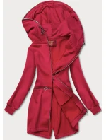 Červená vypasovaná dámská mikina model 21292023 - LHD