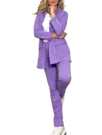 Dámské kalhoty model 19012530 violet - MM FASHION Dámské kalhoty model 19012530 violet - MM FASHION