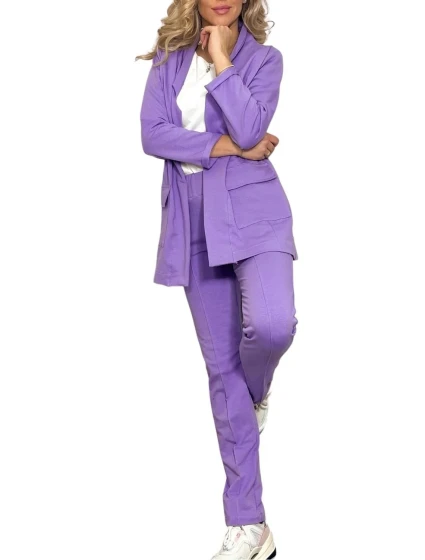 Dámské kalhoty model 19012530 violet - MM FASHION Dámské kalhoty model 19012530 violet - MM FASHION