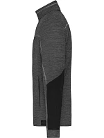 JN Pánská pletená fleecová bunda 02. black model 22532563 - Daiber