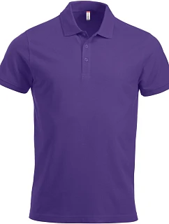 Clique Classic Lincoln S/S Pánské piqué polo z těžké bavlny 67.8244 bright lilac