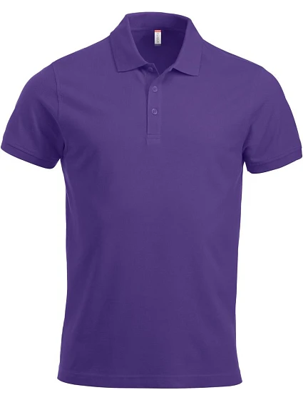 Clique Classic Lincoln S/S Pánské piqué polo z těžké bavlny 67.8244 bright lilac Clique Classic Lincoln S/S Pánské piqué polo z těžké bavlny 67.8244 bright lilac