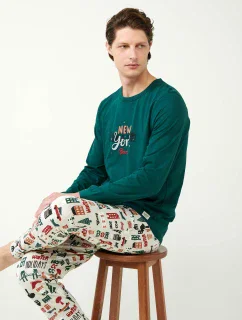 Vamp - Pyžamo se svátečním potiskem 21650 - Vamp