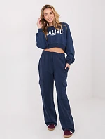 Kalhoty WT SP A1275.02P námořnická modř