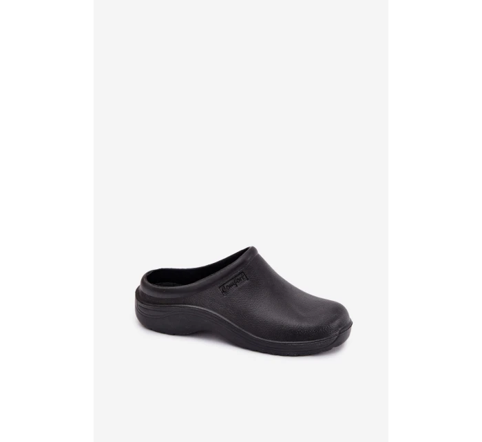 Pánské pěnové pantofle chodaky – černé