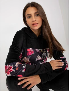 Velurová souprava RV KMPL 8234.35X černá - FPrice