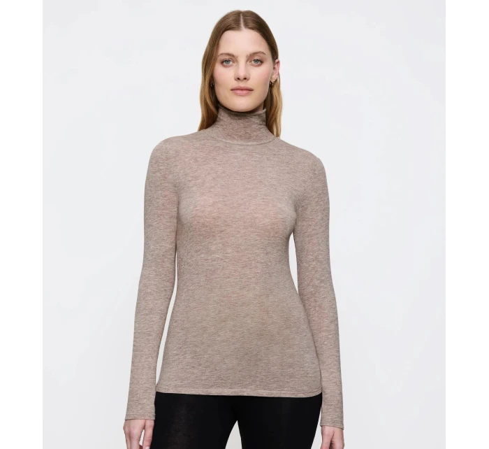 Beauty Layers Top LSL Turtleneck 04 - BROWN - TRIUMPH BROWN - TRIUMPH