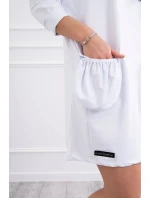 Šaty s kapucí bílé Šaty s kapucí bílé