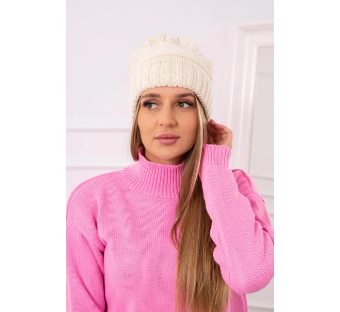 Dámská čepice Elora K336 ecru Dámská čepice Elora K336 ecru