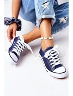 Dámské Klasické Tenisky Tmavě Modré Omerta