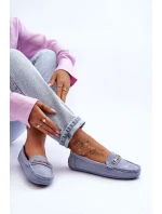 Dámské klasické semišové mokasíny modré model 21625458 - Boto Dámské klasické semišové mokasíny modré model 21625458 - Boto