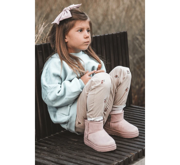 Dívčí Sněhové Boty S Kožešinou S Růžový Betty model 21637269 - Big Star Shoes Dívčí Sněhové Boty S Kožešinou S Růžový Betty model 21637269 - Big Star Shoes