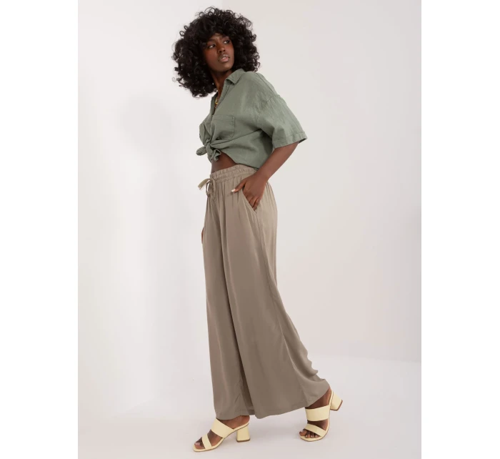 Kalhoty D73761M62237E khaki