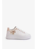 Dámské Tenisky na platformě s přívěsky, Bílá Tivissa Dámské Tenisky na platformě s přívěsky, Bílá Tivissa