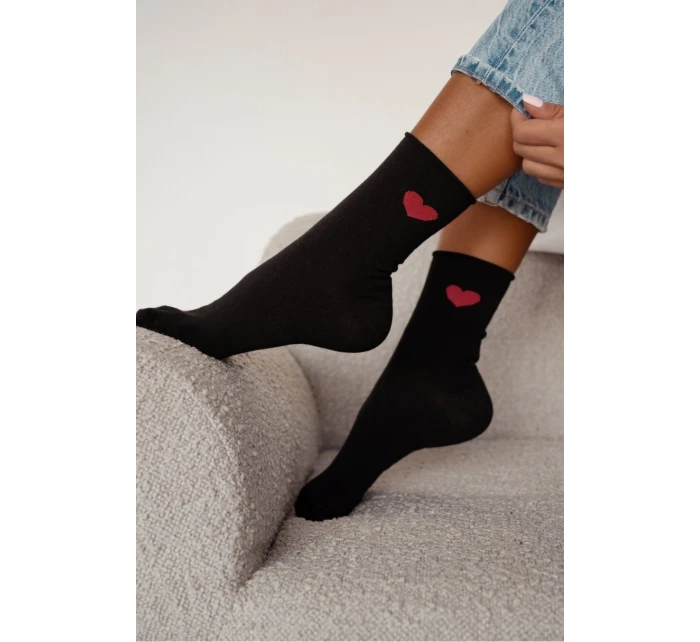 Dámské ponožky bez tlaku Srdce 0200.204