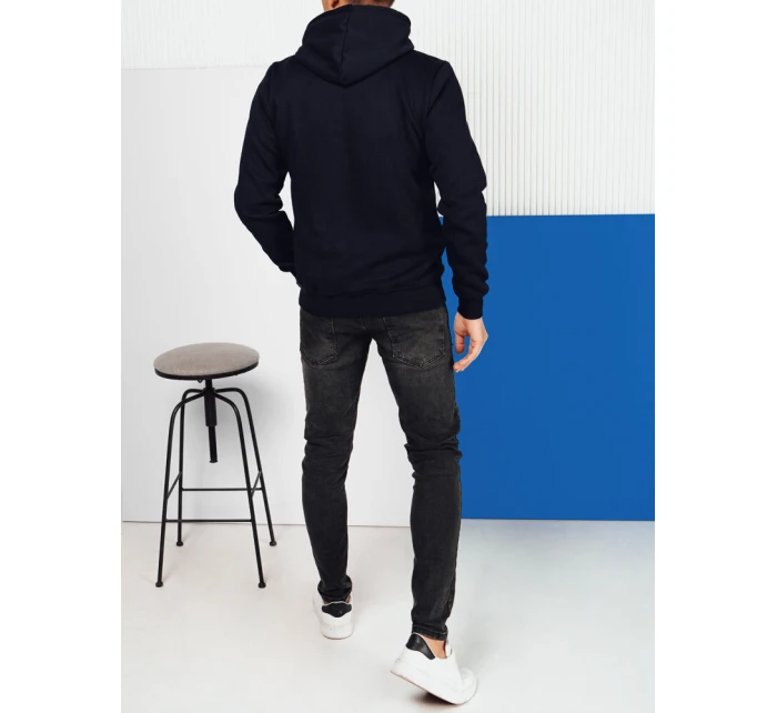 Pánská mikina s kapucí tmavě modrá Dstreet BX5704 Pánská mikina s kapucí tmavě modrá Dstreet BX5704