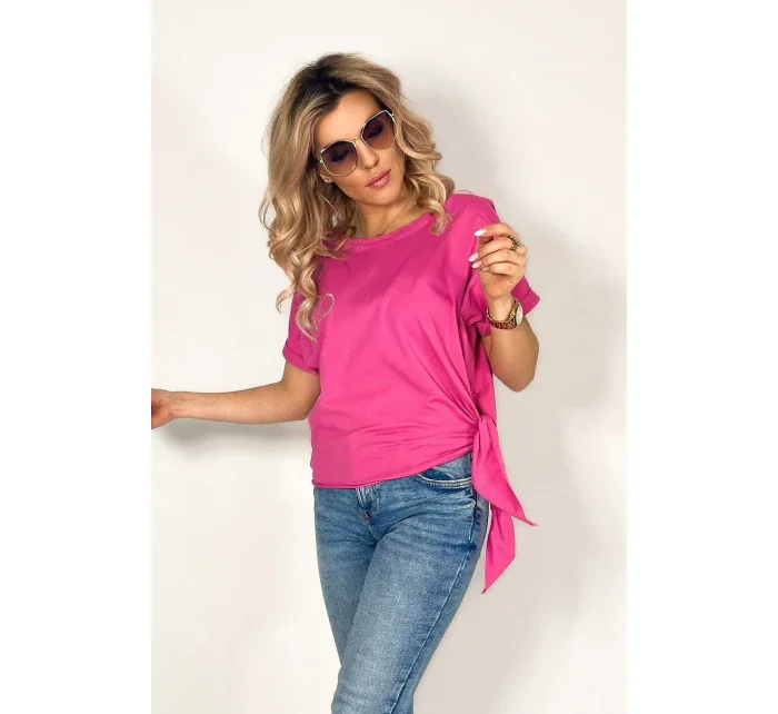 Dámská halenka Heart pink - MM FASHION Dámská halenka Heart pink - MM FASHION