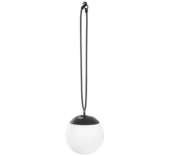 SOLÁRNÍ LAMPA PLASTOVÁ KOULE ZÁVĚSNÁ 20CM