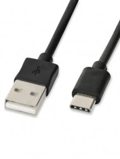 IBOX USB TYPE-C, 2A 1M IKUMTC kabel (USB 2.0 typ A M - USB typ C M; 1m; černá barva)