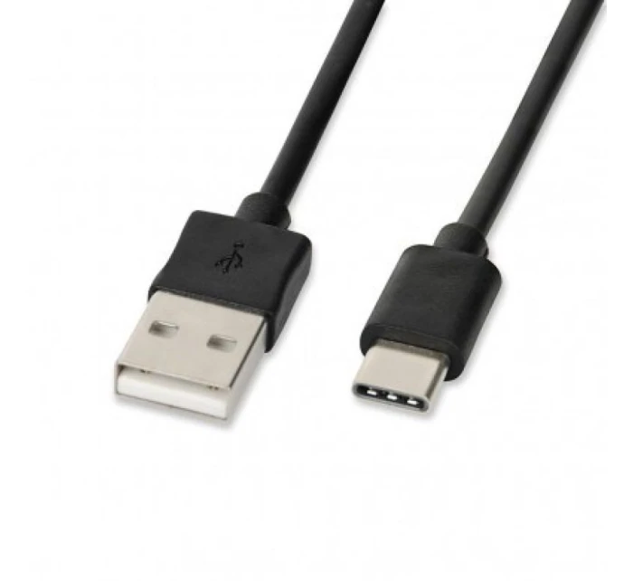 IBOX USB TYPE-C, 2A 1M IKUMTC kabel (USB 2.0 typ A M - USB typ C M; 1m; černá barva)