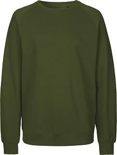 O Unisex raglánová mikina z bio bavlny military model 22504882 - Neutral