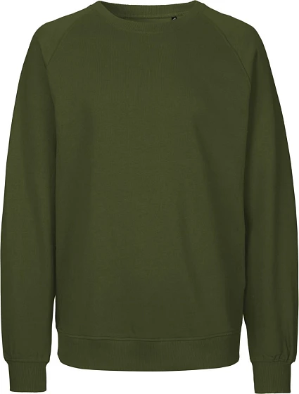 Neutral O 63001 Unisex raglánová mikina z bio bavlny 77.6301 military Neutral O 63001 Unisex raglánová mikina z bio bavlny 77.6301 military