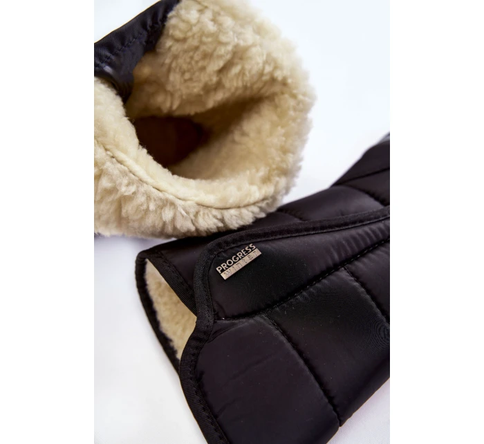 Dámské sněhule na suchý zip Progress model 21602437 Černé - Boto