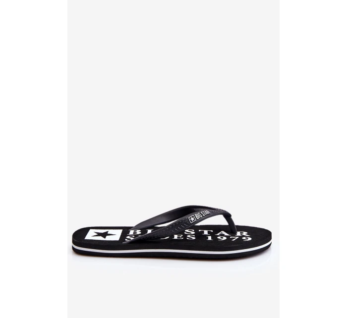 Pánské lehké žabky Big Star LL174444 Černá