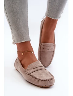 Dámské Mokasíny Z Světle Béžové model 21666657 - Boto