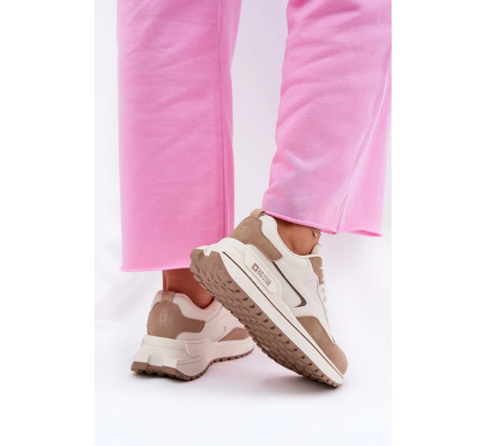 Dámské sneakers Big Star model 21692189 HIPOLY SYSTEM Béžové - Big Star Shoes