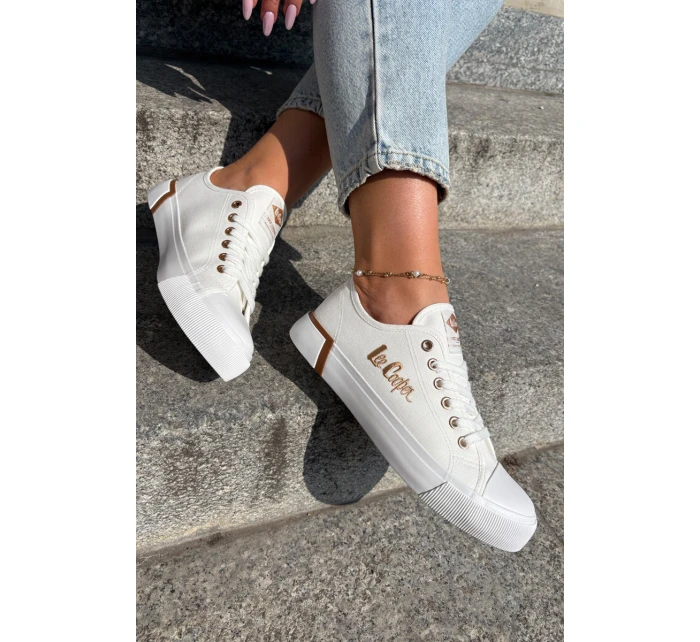 Dámské Textilní Tenisky model 21693288 Bílé - Lee Cooper