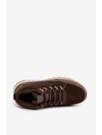 Semišové Pánské Trekingové Boty Big Star SS174263 Hnědé
