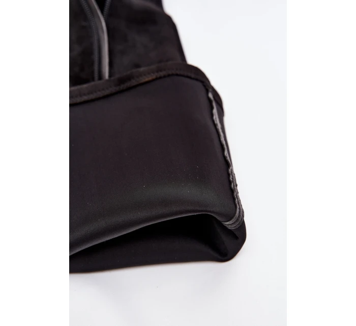 Dámské kozačky nad koleno na  semišová černá model 21757635 - Boto