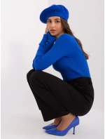 Czapka AT CZ model 18917691 kobaltowy - FPrice Czapka AT CZ model 18917691 kobaltowy - FPrice