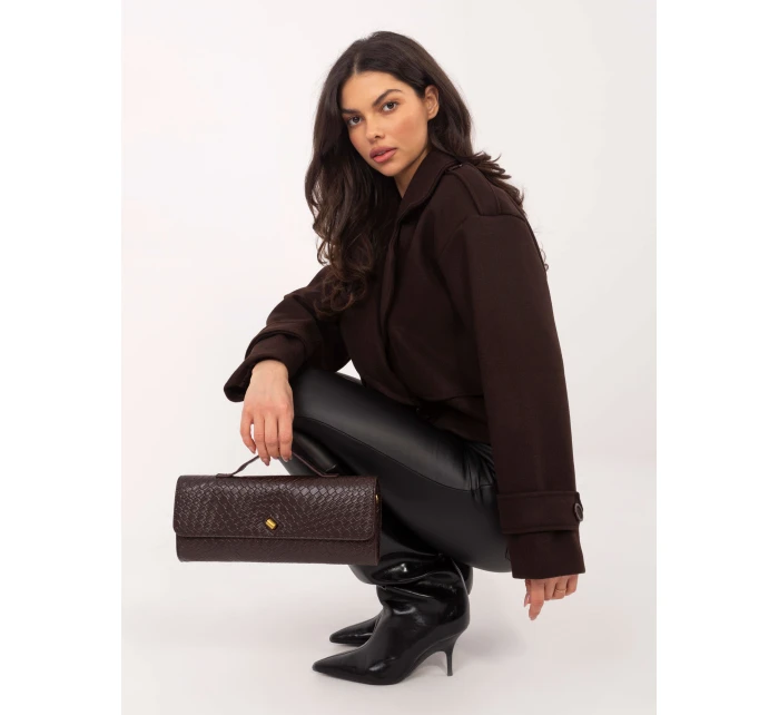 IT KR bunda A9558.62 tmavě hnědá IT KR bunda A9558.62 tmavě hnědá