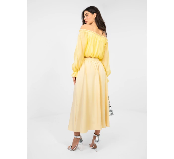 Spódnica IT SD model 22011345 jasny żółty - FPrice