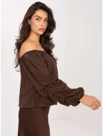 Bluzka MI BZ model 21795584 brązowy - FPrice Bluzka MI BZ model 21795584 brązowy - FPrice