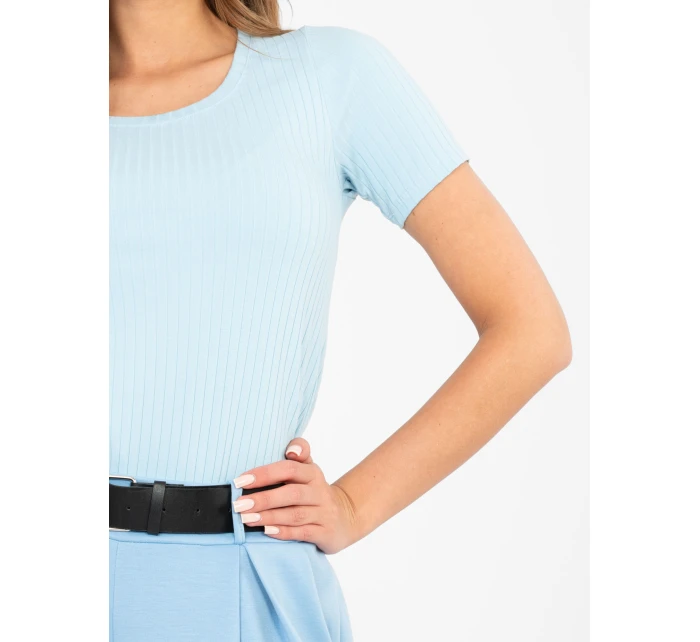 Bluzka RV BZ model 22002704 jasny niebieski - FPrice Bluzka RV BZ model 22002704 jasny niebieski - FPrice