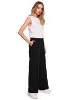 M570 Kalhoty s nařasenými nohavicemi - béžové M570 Kalhoty s nařasenými nohavicemi - béžové