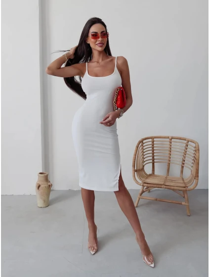 Dámské šaty model 18593238 ecru - Ola Voga