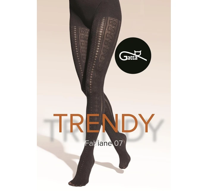 Punčocháče Gatta Trendy Fabiane wz.07 40 den 2-4 Punčocháče Gatta Trendy Fabiane wz.07 40 den 2-4