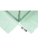 SKLENÍK ZAHRADNÍ TUNEL 200X300X200CM PE KONSTRUKCE ZELENÁ OCEL