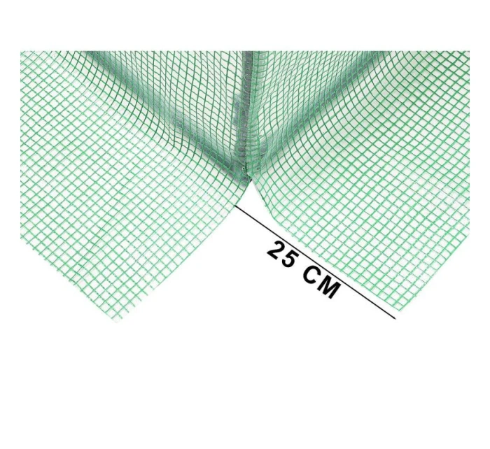 SKLENÍK ZAHRADNÍ TUNEL 200X300X200CM PE KONSTRUKCE ZELENÁ OCEL