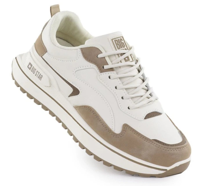 Béžová sportovní obuv na platformě Big Star RR274A216
