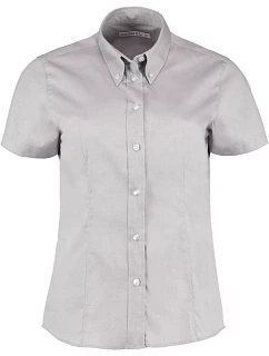 KK 701 Halenka Oxford s krátkým rukávem silver grey model 22420395 - Kustom Kit