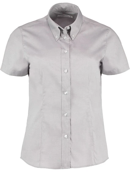 Kustom Kit KK 701 (26-28) Halenka Oxford s krátkým rukávem 43.701X silver grey Kustom Kit KK 701 (26-28) Halenka Oxford s krátkým rukávem 43.701X silver grey