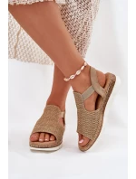 Dámské Sandály S Pletením model 21698599 - EVENTO Dámské Sandály S Pletením model 21698599 - EVENTO